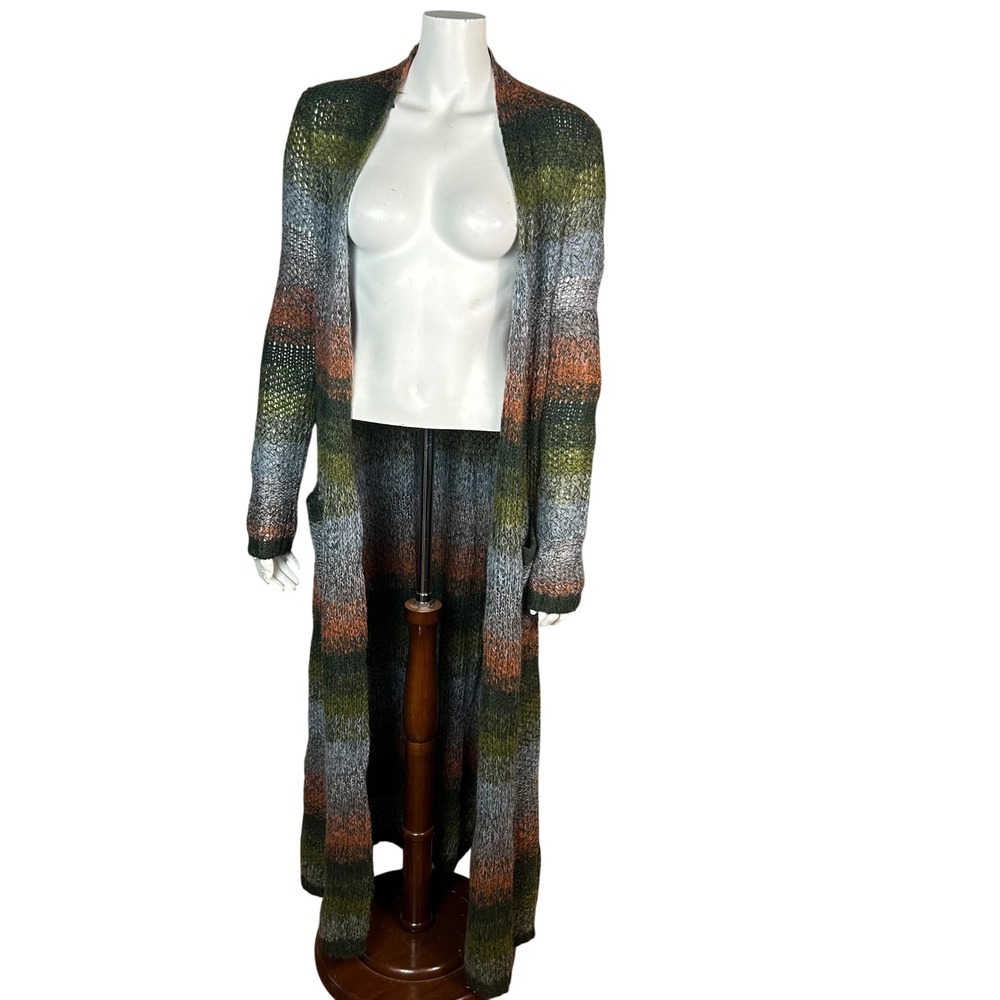 Sleeping on Snow Anthropologie Grunge Earthy Maxi Cardigan M Mohair Alpaca  NWT